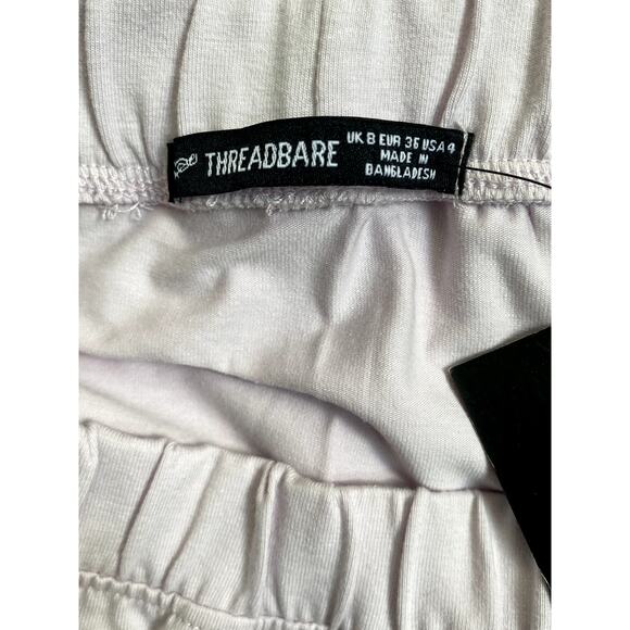 Threadbare 90s baby mini skirt in lavender casual pull on size 4 barbiecore - Picture 6 of 6